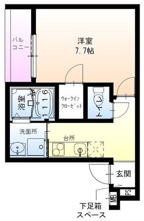 フジパレス岩田町ノースの物件間取画像